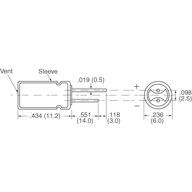 EEU-FM1E101 Panasonic Electronic Components  Condensateurs électrolytiques en aluminium